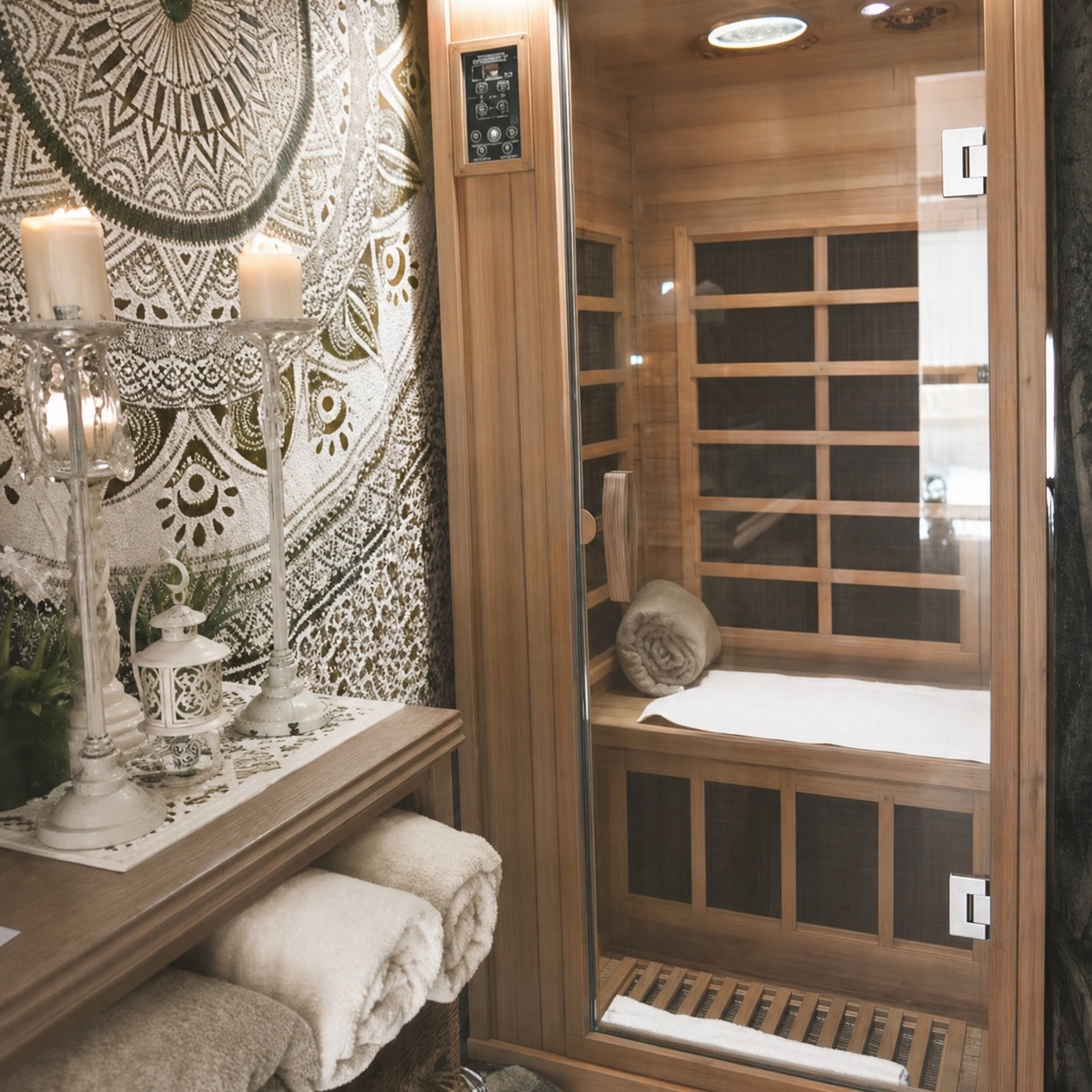 Far infrared sauna at Mandurah Health Regeneration